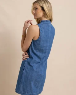 Adelyn Denim Dress<Southern Tide Cheap