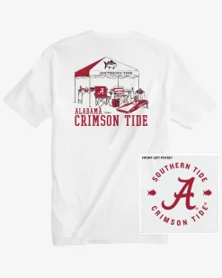 Alabama Crimson Tide Tailgate Time T-Shirt<Southern Tide Cheap