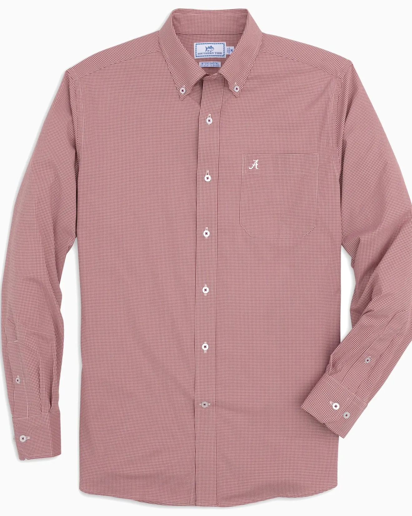 Alabama Tide Gingham Button Down Shirt<Southern Tide Online