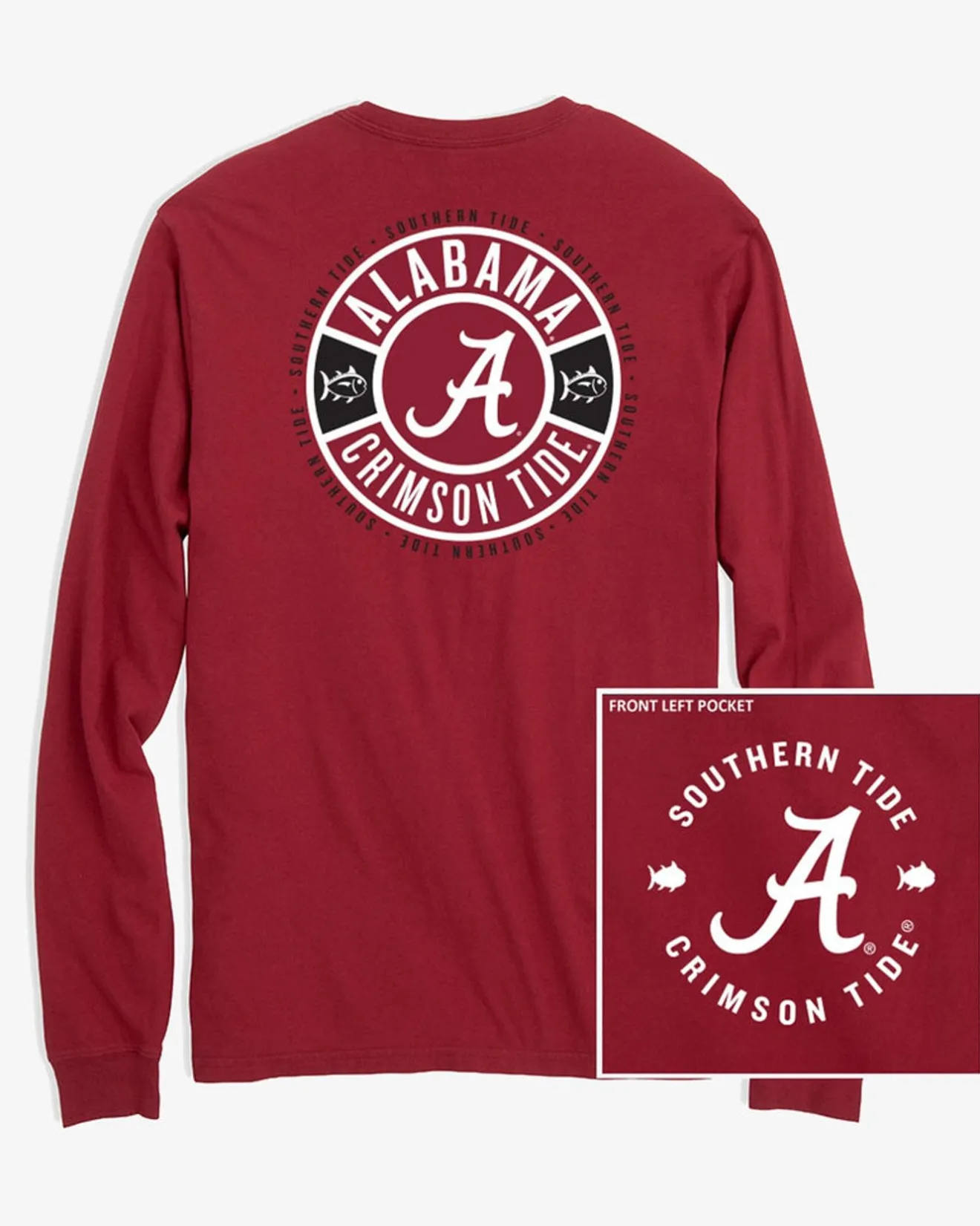 Alabama Tide Ring Badge T-Shirt<Southern Tide Fashion