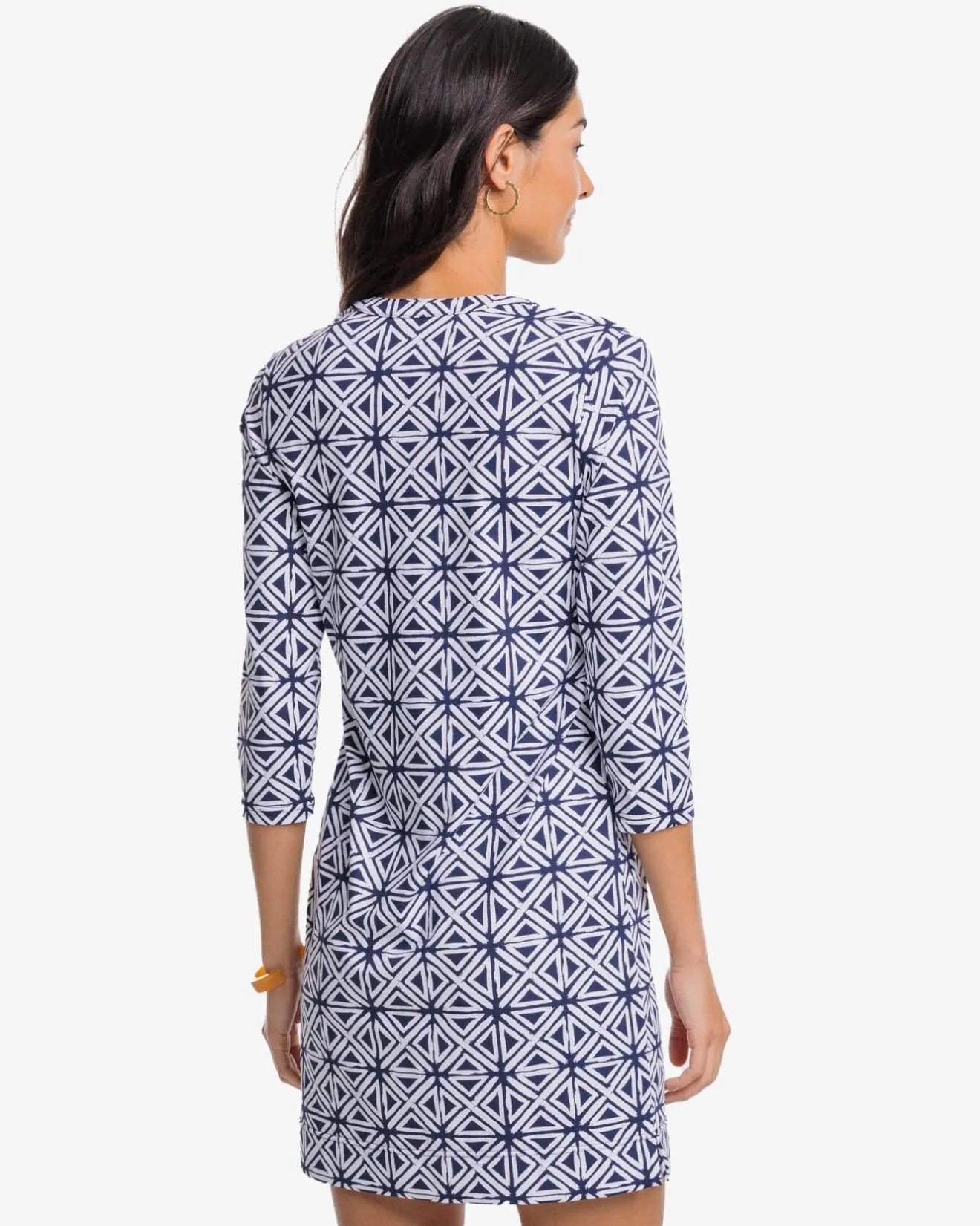 Alicia Painted Geo Performance Dress<Southern Tide Best