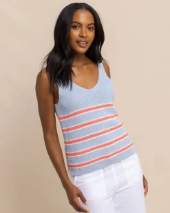 Alli Striped Sweater Tank<Southern Tide New