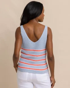 Alli Striped Sweater Tank<Southern Tide New