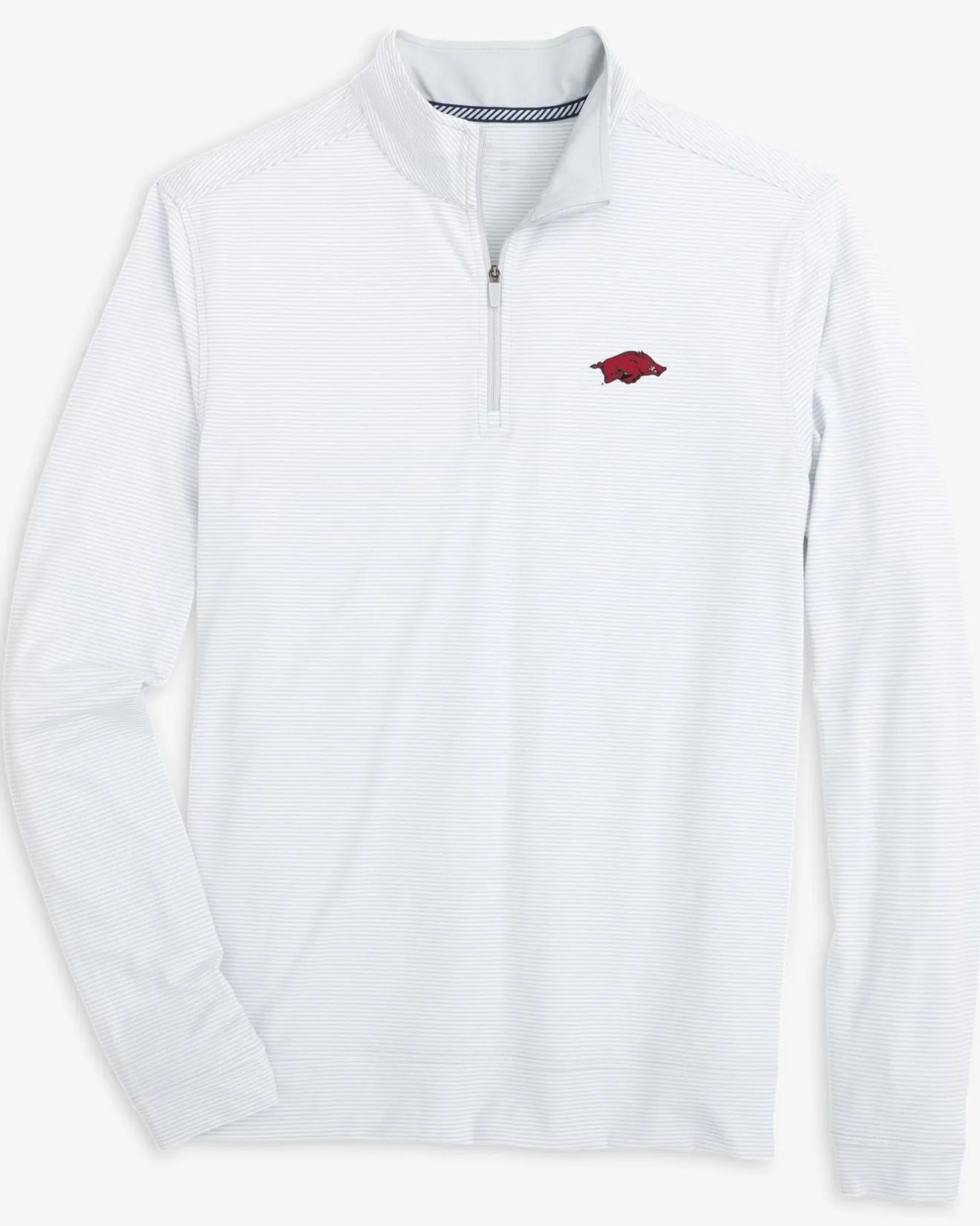 Arkansas Razorbacks Cruiser Micro-Stripe Heather Quarter Zip<Southern Tide Online