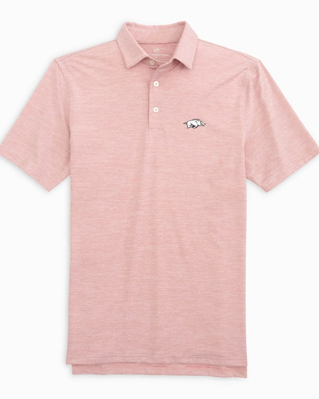 Arkansas Razorbacks Driver Spacedye Polo Shirt<Southern Tide Shop