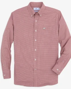 Arkansas Razorbacks Gingham Button Down Shirt<Southern Tide Discount