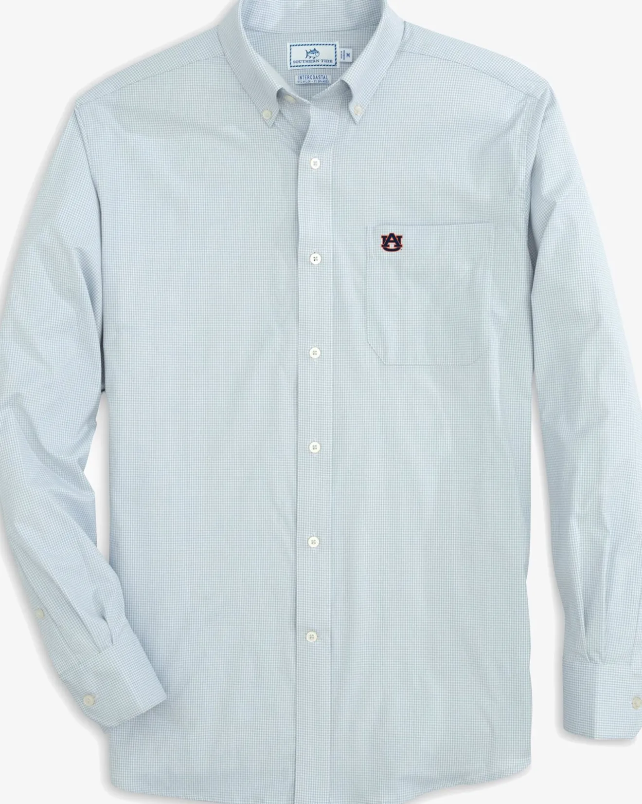 Auburn Tigers Gingham Button Down Shirt<Southern Tide Flash Sale