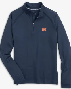 Auburn Tigers Scuttle Heather Quarter Zip<Southern Tide Shop