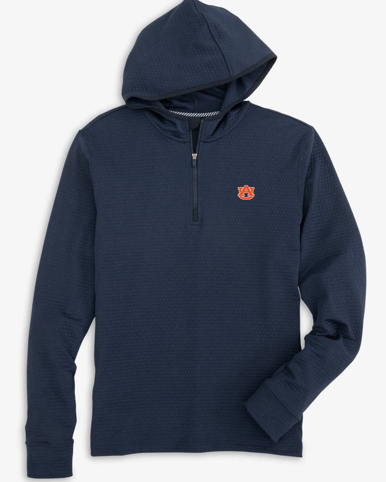 Auburn Tigers Scuttle Heather Quarter Zip Hoodie<Southern Tide Shop