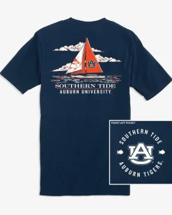 Auburn Tigers Skipjack Sailing T-Shirt<Southern Tide Outlet