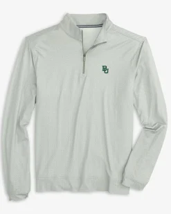 Baylor Bears Pine Ridge Print Cruiser Quarter Zip Pullover<Southern Tide Cheap
