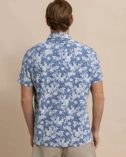 Beachcast Island Blooms Knit Short Sleeve Sport Shirt<Southern Tide Cheap