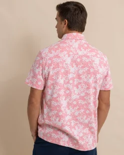 Beachcast Island Blooms Knit Short Sleeve Sport Shirt<Southern Tide Cheap