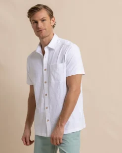 Beachcast Solid Knit Short Sleeve Sport Shirt<Southern Tide Shop