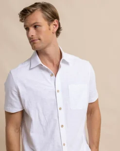 Beachcast Solid Knit Short Sleeve Sport Shirt<Southern Tide Shop