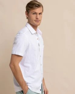Beachcast Solid Knit Short Sleeve Sport Shirt<Southern Tide Shop