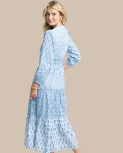 Blaire Garden Variety Printed Maxi Dress<Southern Tide Sale