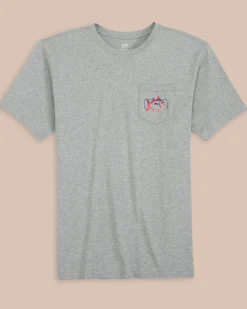 Boxy Skipjack Heather Short Sleeve T-Shirt<Southern Tide New