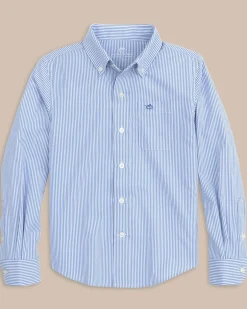 Boys Bengal Stripe Intercoastal Sport Shirt<Southern Tide Hot