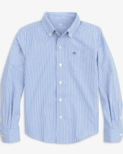Boys Bengal Stripe Intercoastal Sport Shirt<Southern Tide Hot