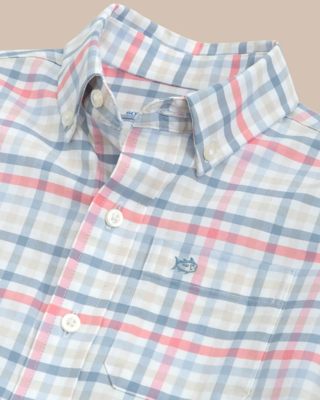 Boys Coastal Passage Plaid Long Sleeve Shirt<Southern Tide Shop