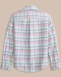 Boys Coastal Passage Plaid Long Sleeve Shirt<Southern Tide Shop