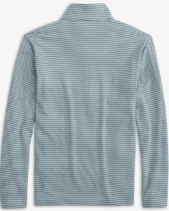 Boys Cruiser Heather Micro-Stripe Quarter Zip Pullover<Southern Tide Shop
