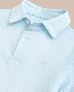Boys Driver Camden Stripe Performance Polo<Southern Tide Online