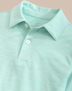 Boys Driver Spacedye Polo Shirt<Southern Tide Fashion