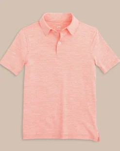 Boys Driver Spacedye Polo Shirt<Southern Tide Fashion