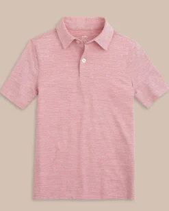 Boys Driver Spacedye Polo Shirt<Southern Tide Fashion