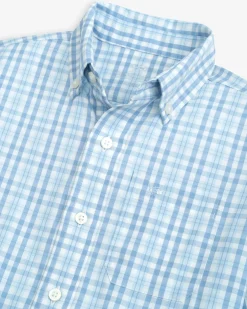 Boys Haywood Plaid Intercoastal Long Sleeve Sport Shirt<Southern Tide Shop