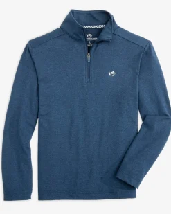 Boys Heather Cruiser Quarter Zip<Southern Tide Shop