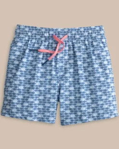 Boys Heather Skipping Jacks Swim Trunk<Southern Tide Cheap