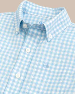 Boys Long Sleeve Hartwell Plaid Sport Shirt<Southern Tide Clearance
