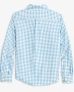 Boys Long Sleeve Hartwell Plaid Sport Shirt<Southern Tide Clearance