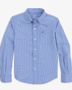 Boys Mini Gingham Intercoastal Button Down Shirt<Southern Tide Fashion