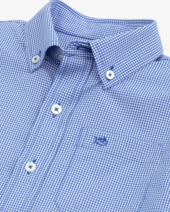 Boys Mini Gingham Intercoastal Button Down Shirt<Southern Tide Fashion