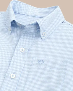 Boys Mini Gingham Intercoastal Button Down Shirt<Southern Tide Fashion