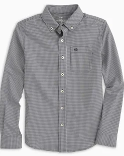 Boys Mini Gingham Intercoastal Button Down Shirt<Southern Tide Fashion