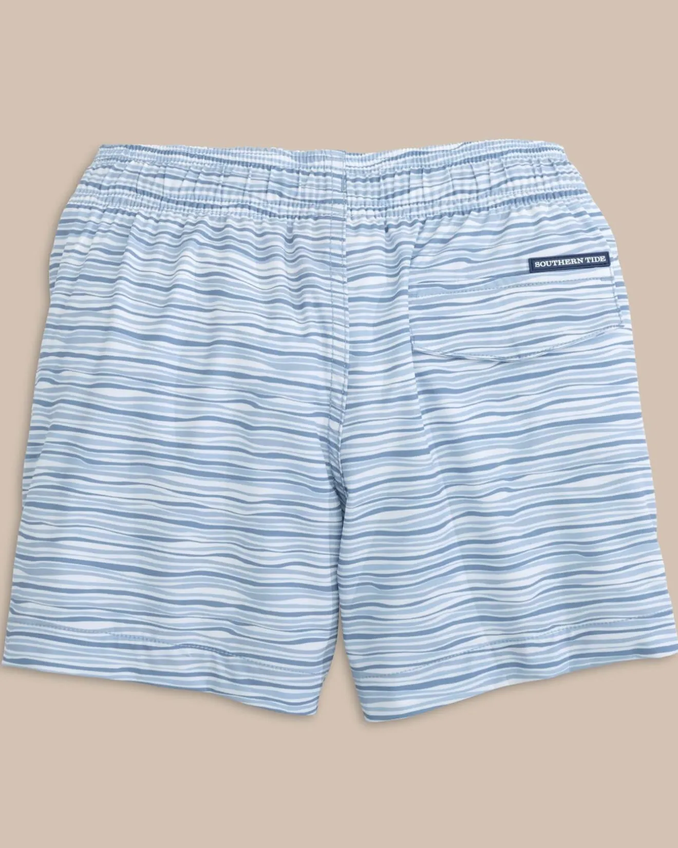 Boys Ocean Water Stripe Swim Trunk<Southern Tide Fashion