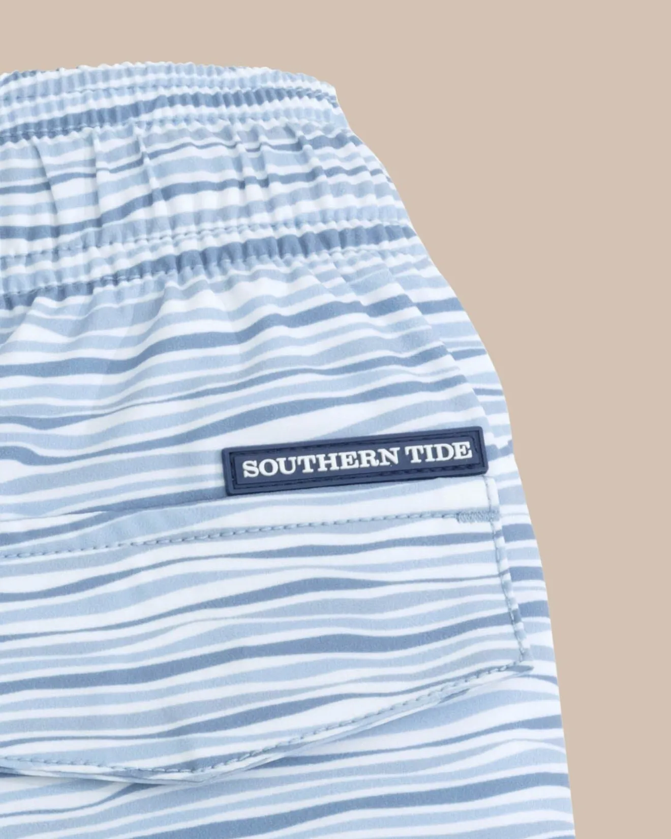 Boys Ocean Water Stripe Swim Trunk<Southern Tide Fashion