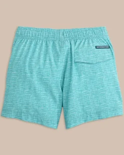 Boys Painted Check Swim Trunk<Southern Tide Discount
