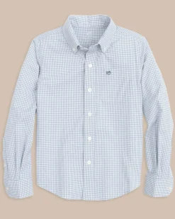 Boys Rosemont Tattersall Intercoastal Sport Shirt<Southern Tide Cheap