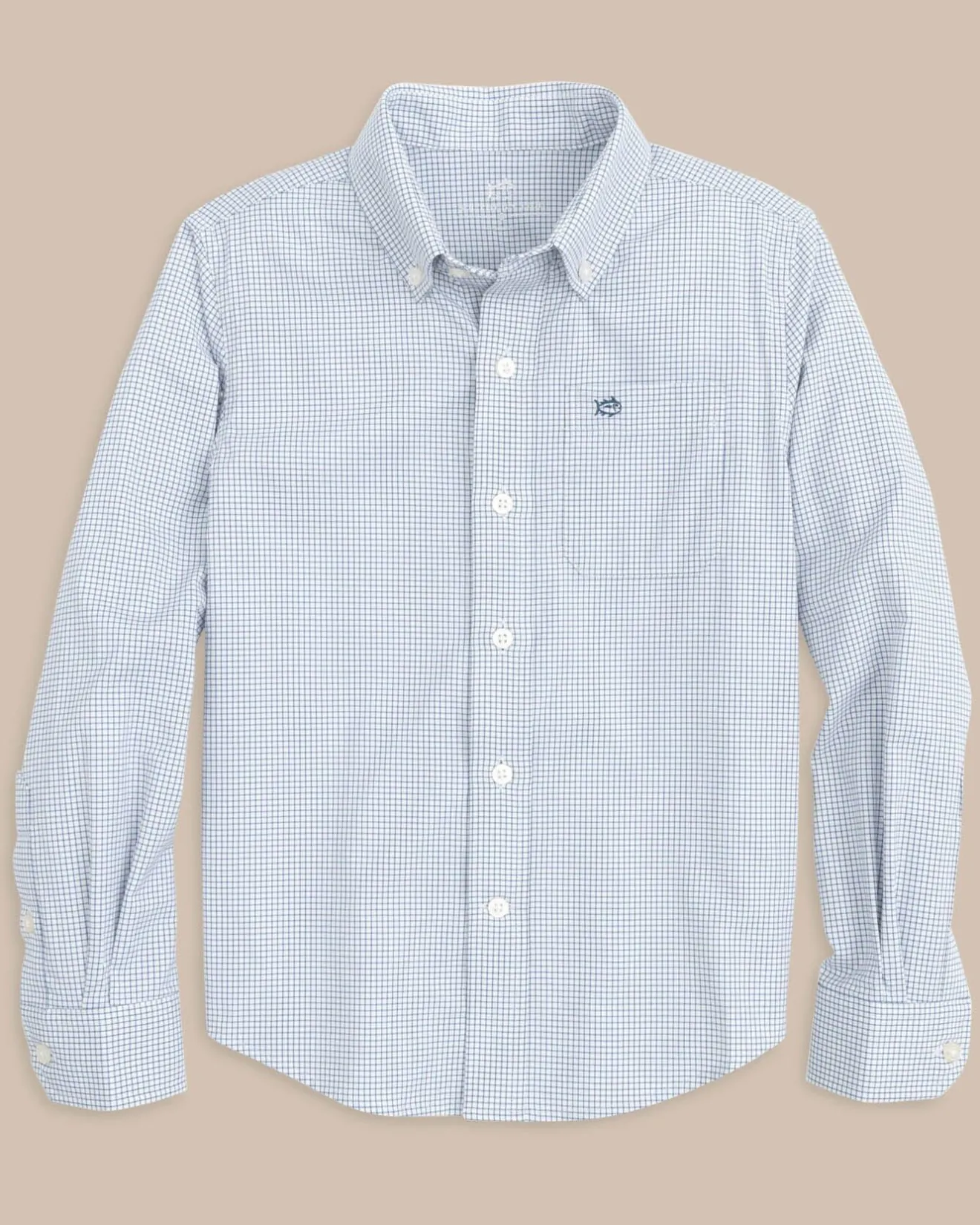 Boys Rosemont Tattersall Intercoastal Sport Shirt<Southern Tide Cheap