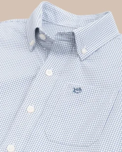 Boys Rosemont Tattersall Intercoastal Sport Shirt<Southern Tide Cheap