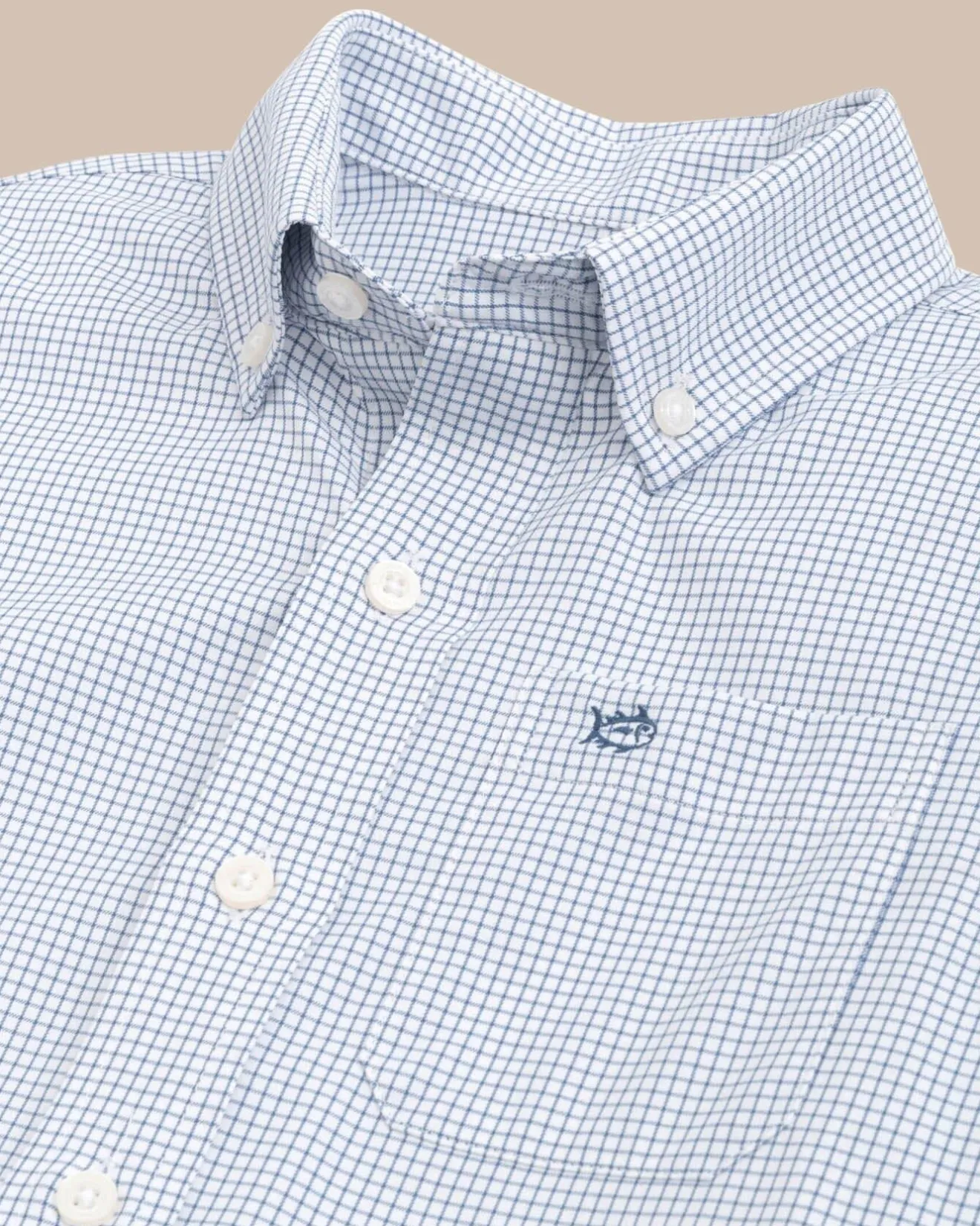 Boys Rosemont Tattersall Intercoastal Sport Shirt<Southern Tide Cheap