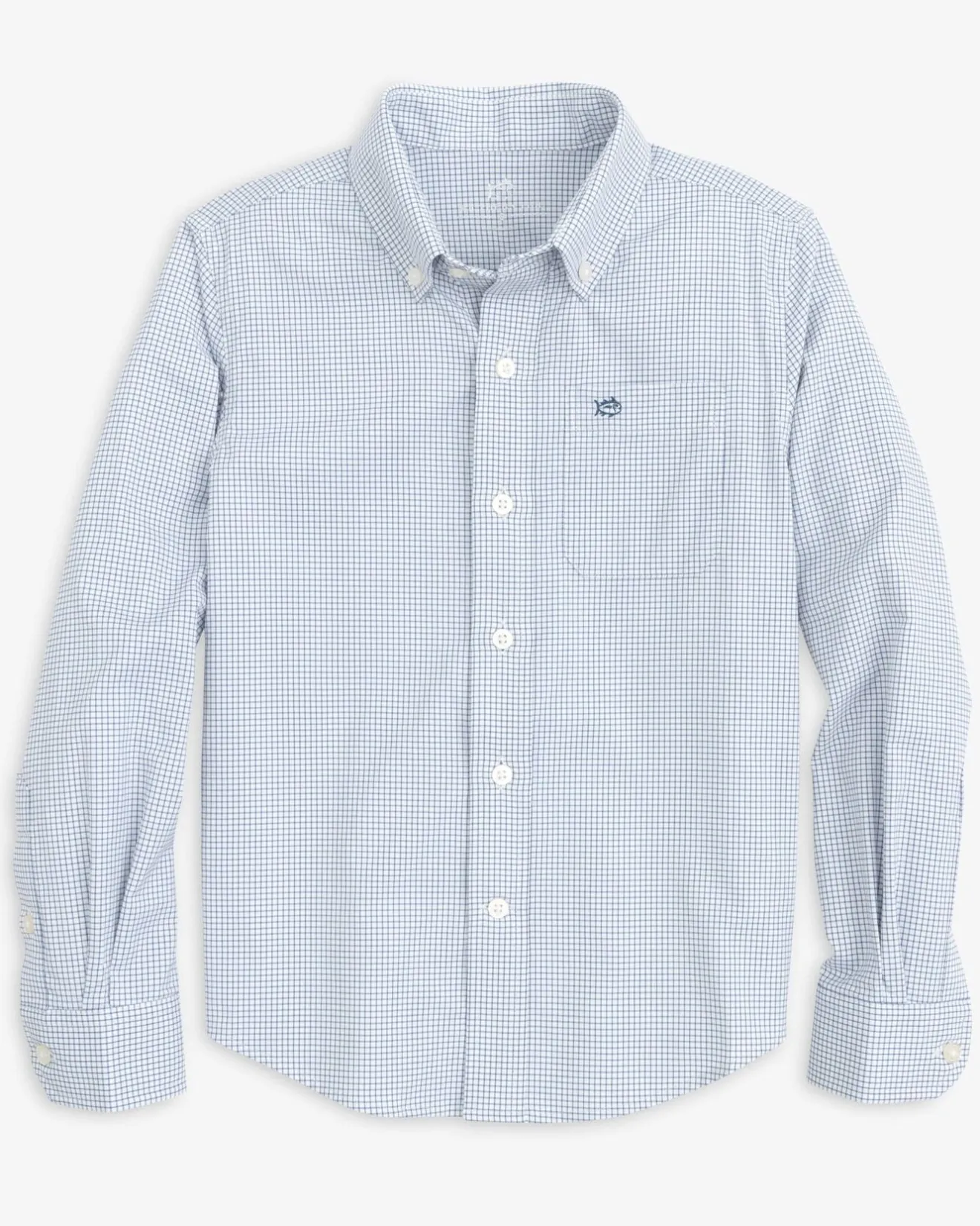 Boys Rosemont Tattersall Intercoastal Sport Shirt<Southern Tide Cheap