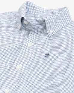 Boys Rosemont Tattersall Intercoastal Sport Shirt<Southern Tide Cheap
