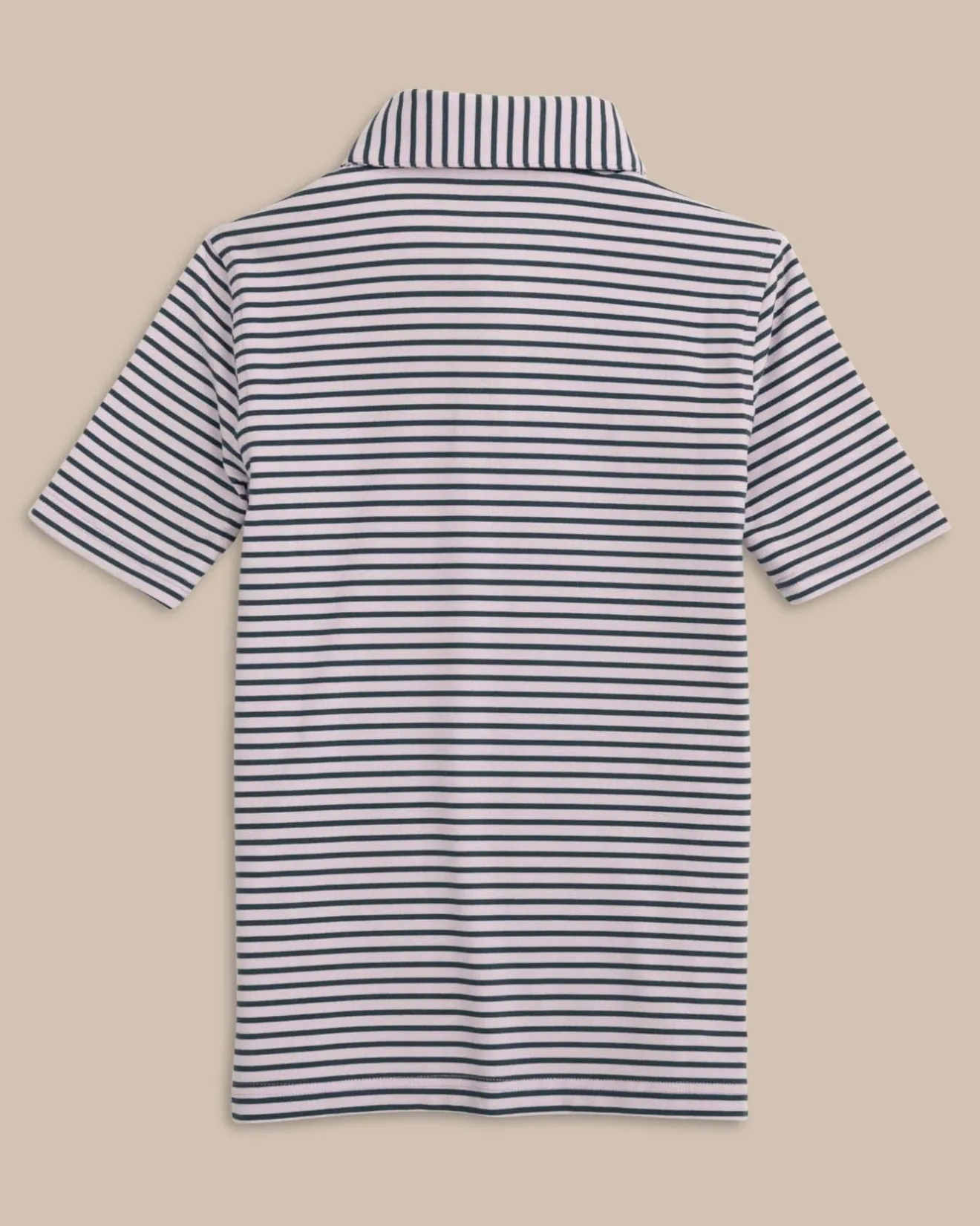Boys Ryder Heather Marin Stripe Performance Polo Shirt<Southern Tide Best Sale